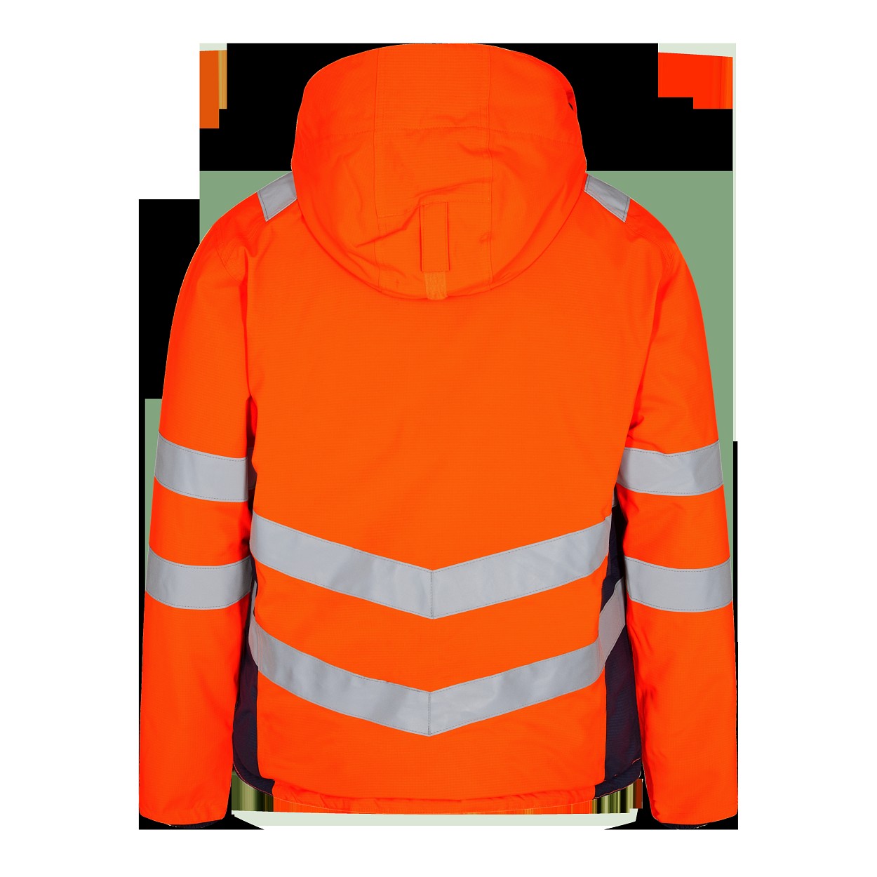 ENGEL Safety Winterjacke in Orange/Blue ink, Größe XS
