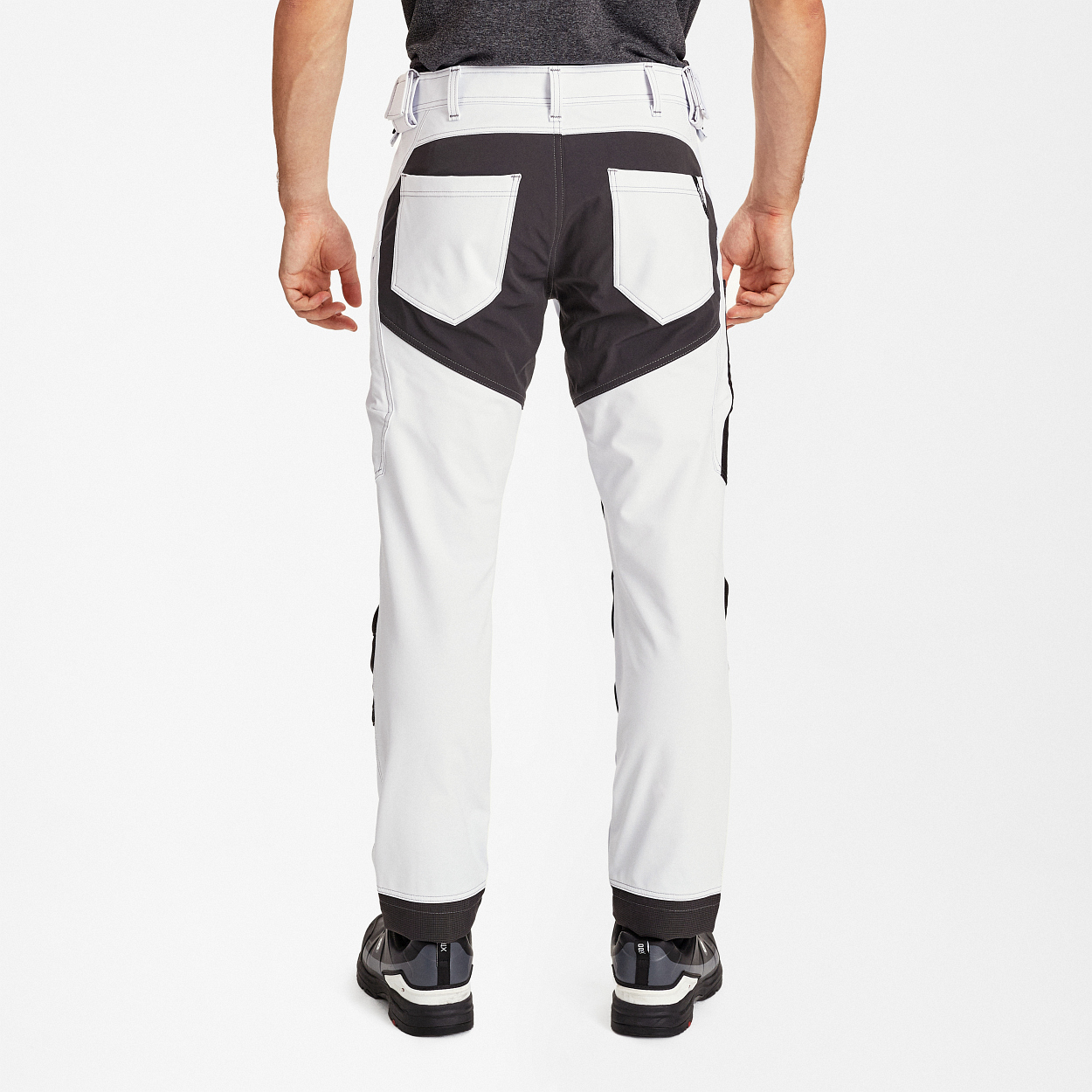 X-treme Handwerkerhose mit 4-Wege-Stretch in Weiss, Größe 26