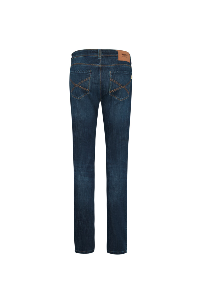 HAKRO 731 5-Pocket-Jeanshose X-Stretch ECO in indigo, Größe 6XL