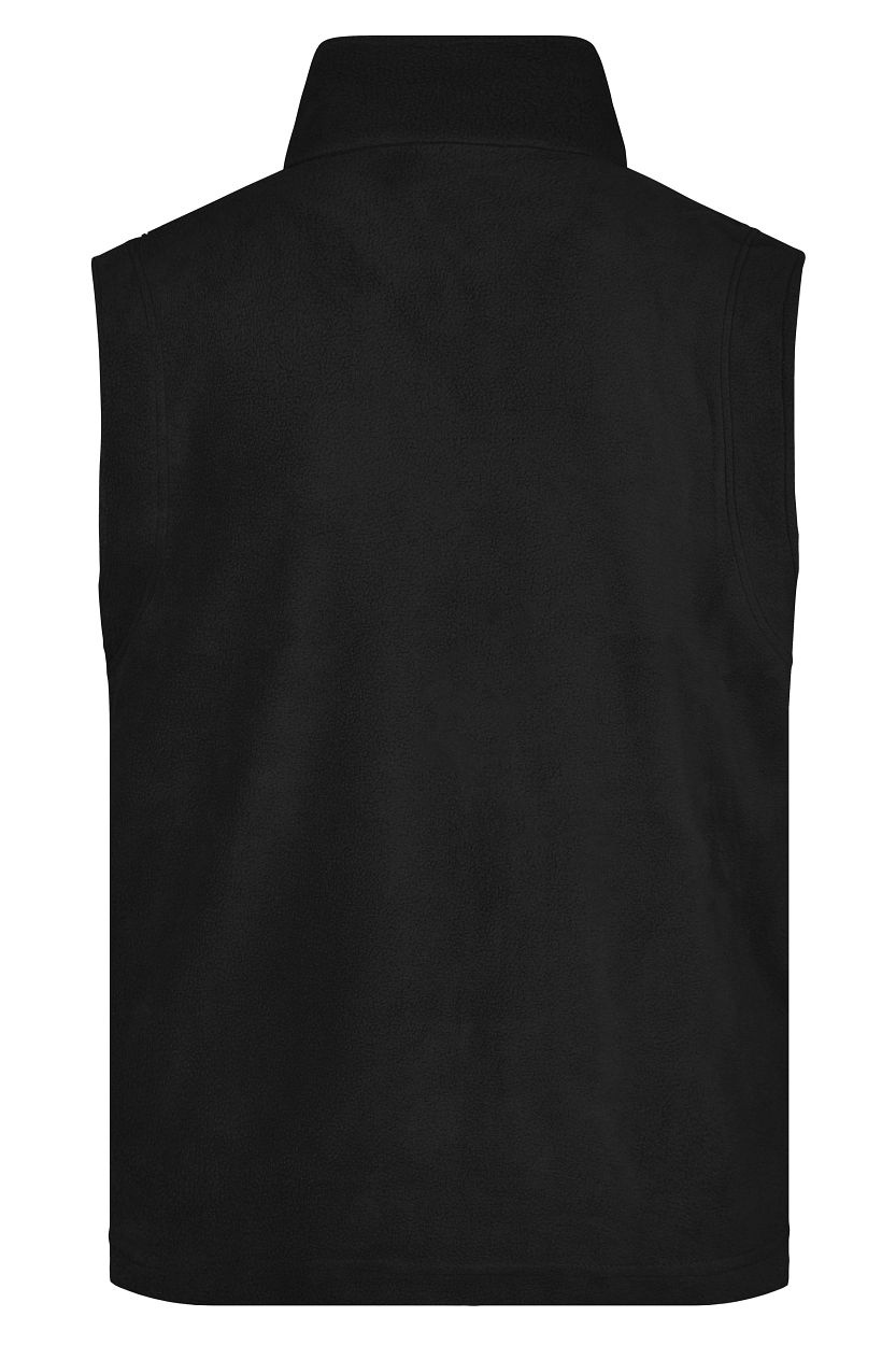 Fleece Vest "JN045" in Black, Größe 4XL - Daiber