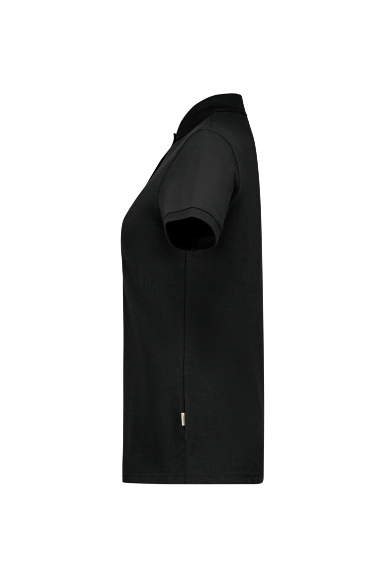 HAKRO 301 Damen Poloshirt Bio-Baumwolle GOTS in Schwarz, Größe 6XL