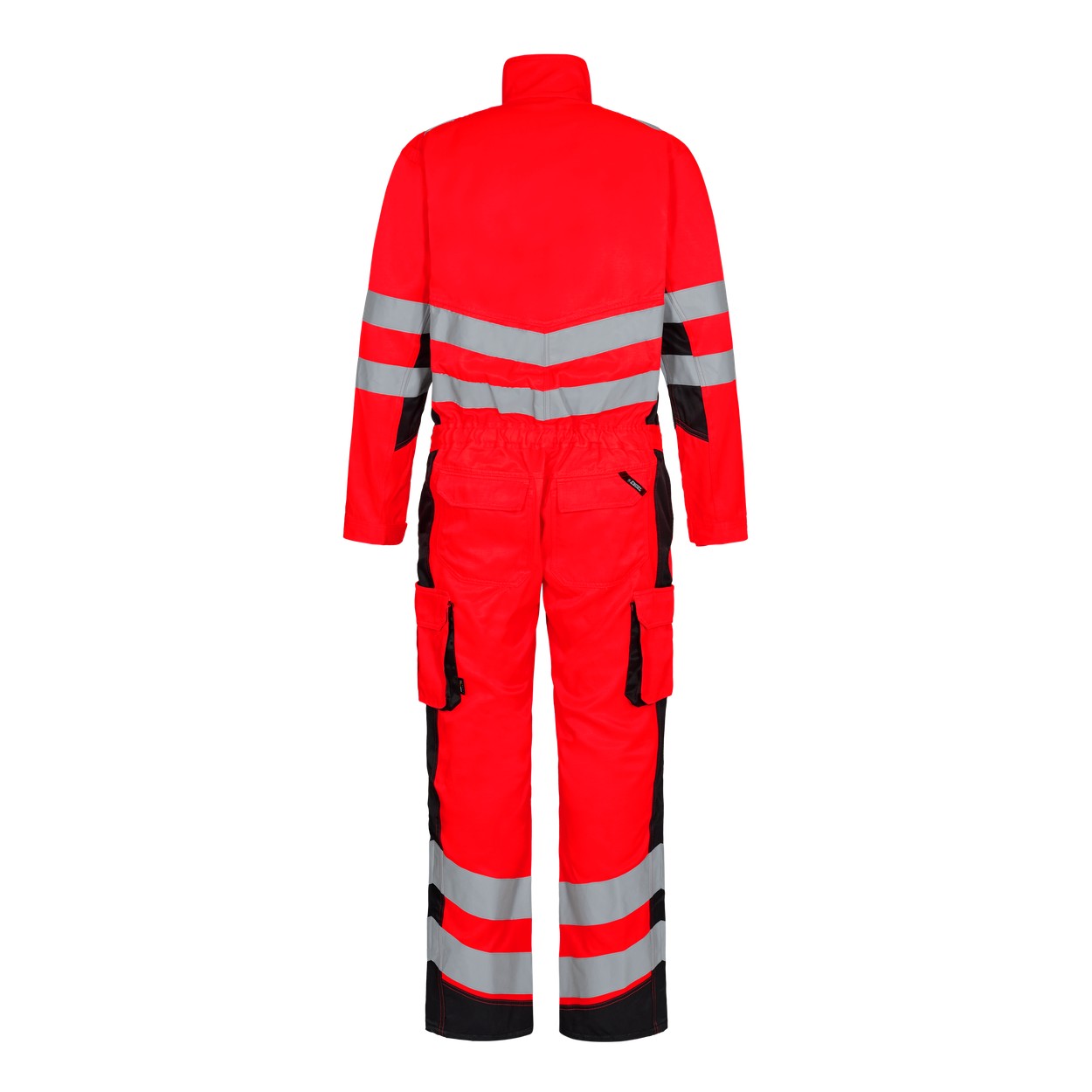 ENGEL Safety Light Overall in Rot/Schwarz, Größe XS