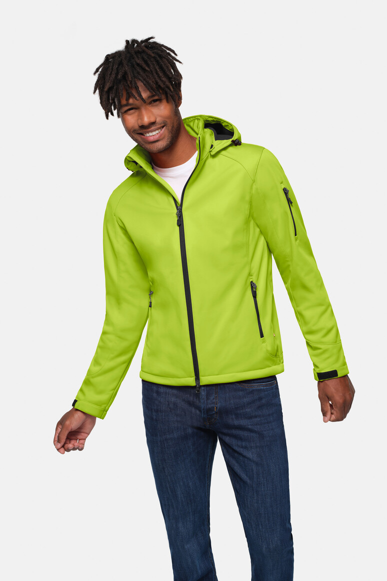 HAKRO 848 Softshelljacke Ontario in Kiwi, Größe 6XL