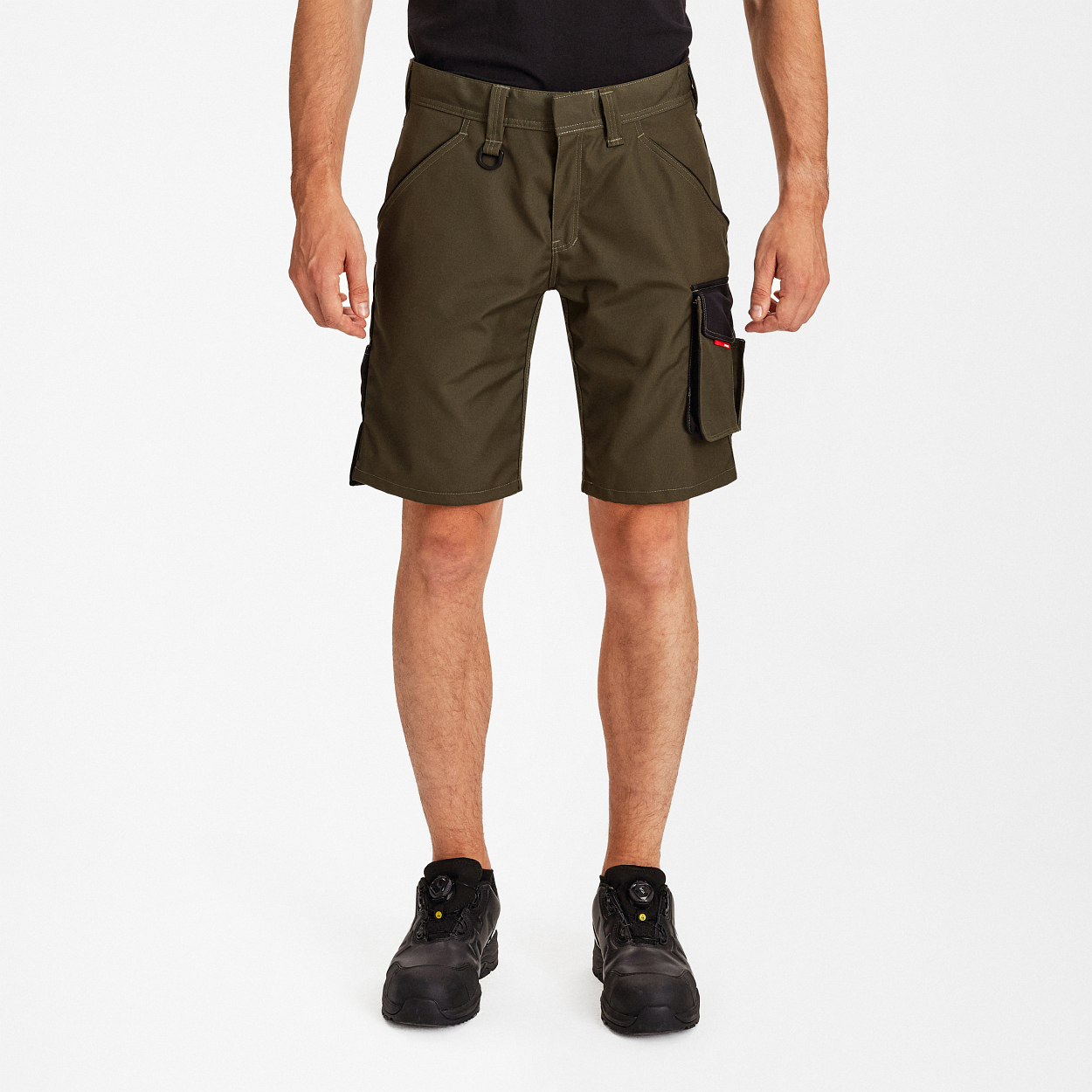 ENGEL Galaxy Arbeitsshorts in Forest Green/Schwarz, Größe 54