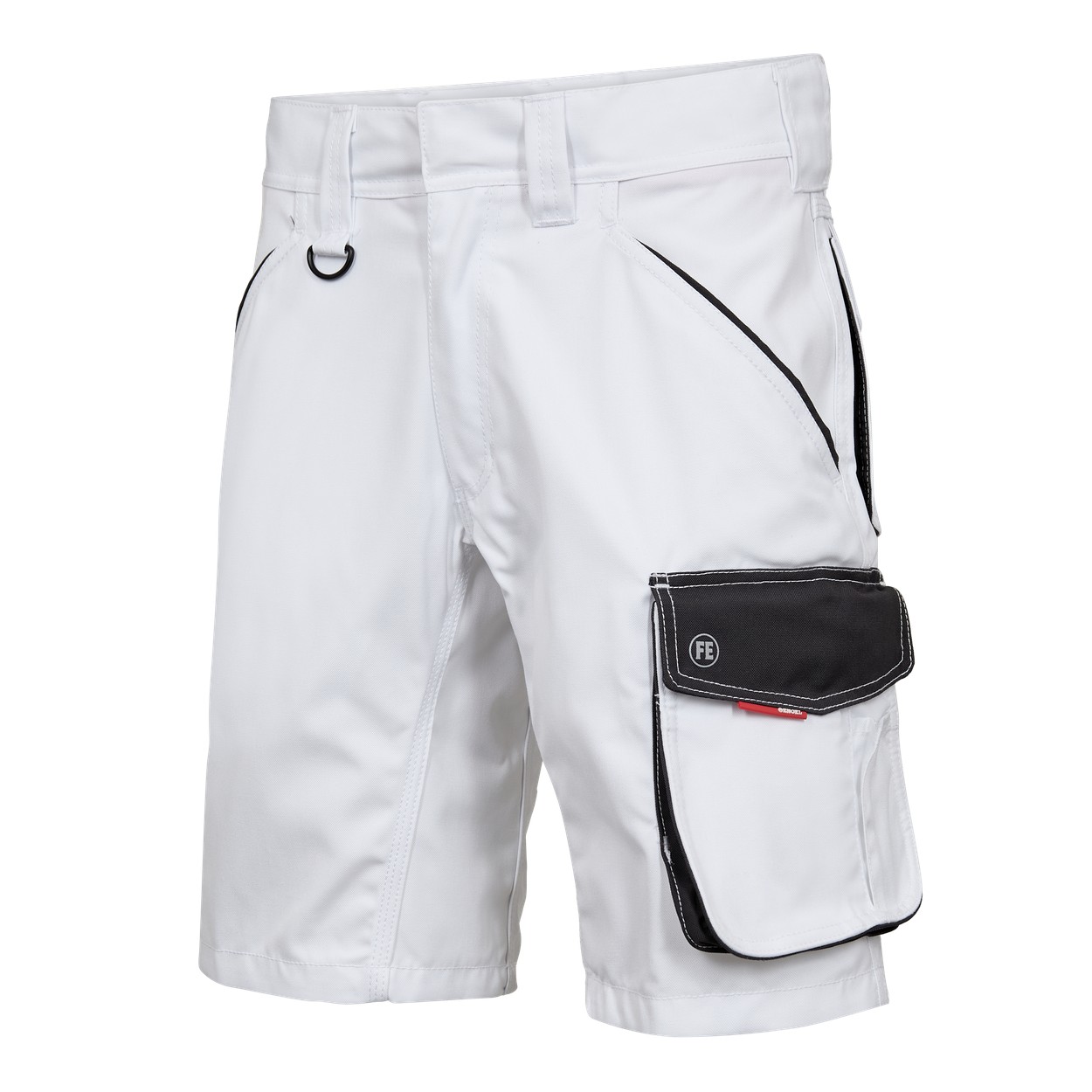 ENGEL Galaxy Arbeitsshorts in Weiss/Anthrazit Grau, Größe 54