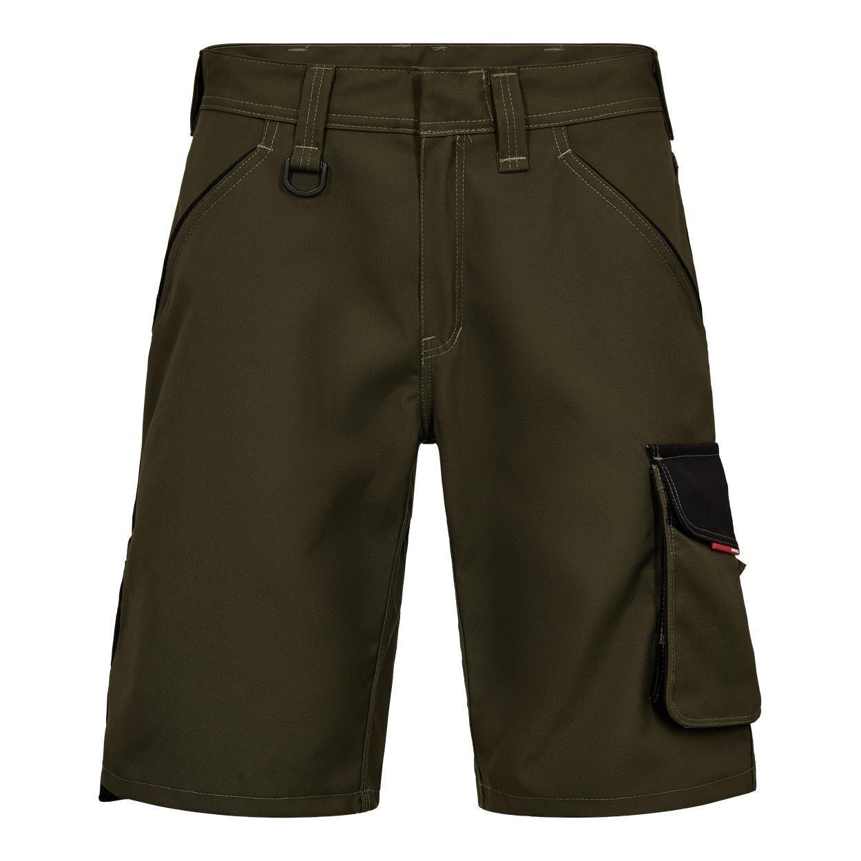 ENGEL Galaxy 6810-254 Arbeitsshorts in Forest Green/Schwarz, Größe 54