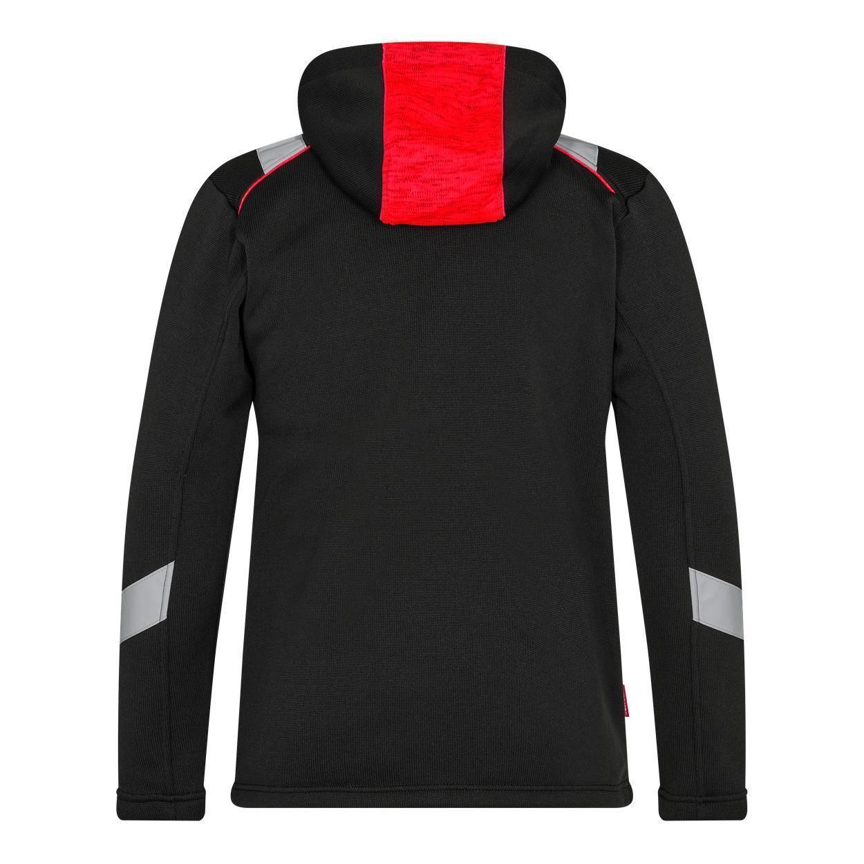 ENGEL Cargo 8870-256 Strickcardigan in Schwarz/Rot, Größe XS