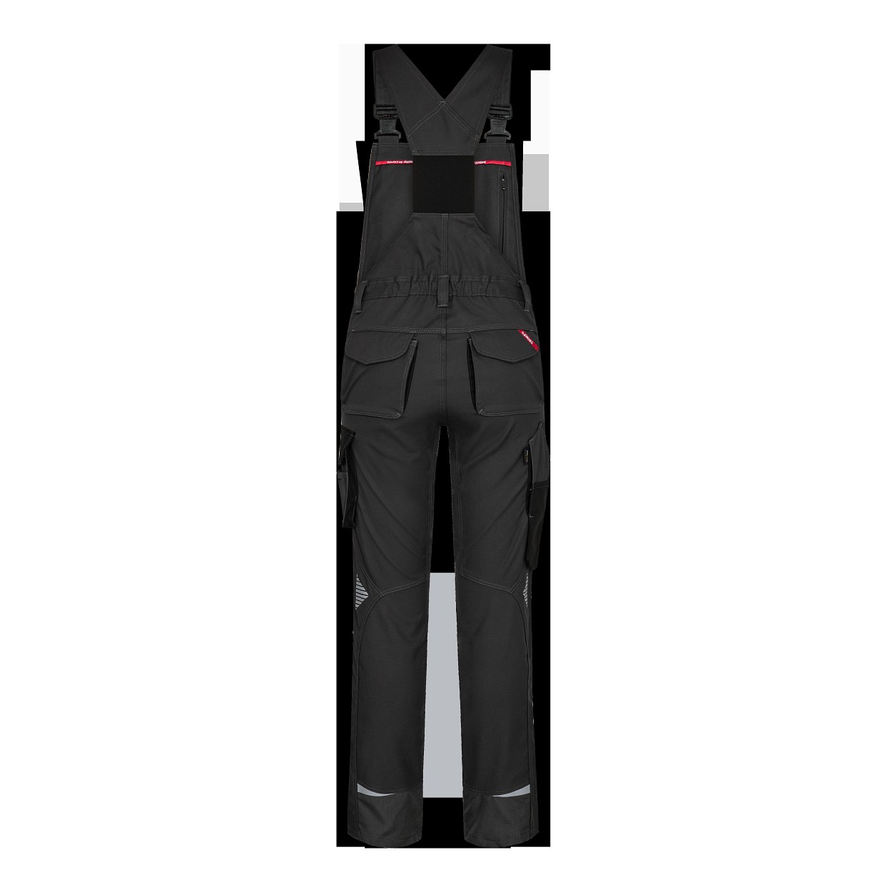 ENGEL Galaxy Damen Latzhose in Anthrazitgrau/Schwarz, Größe 48