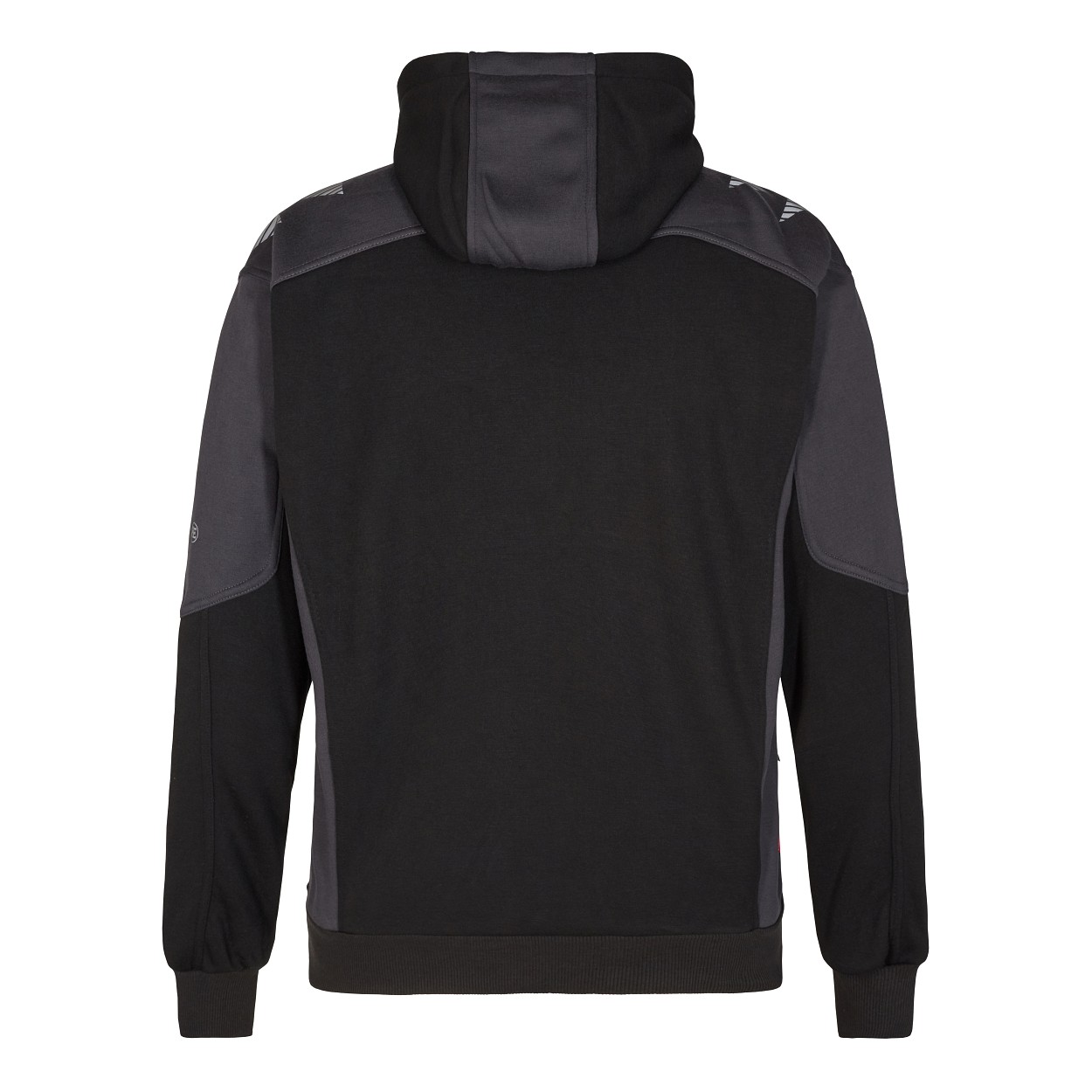ENGEL Galaxy Sweatcardigan mit Kapuze in Schwarz/Anthrazit Grau, Größe XS