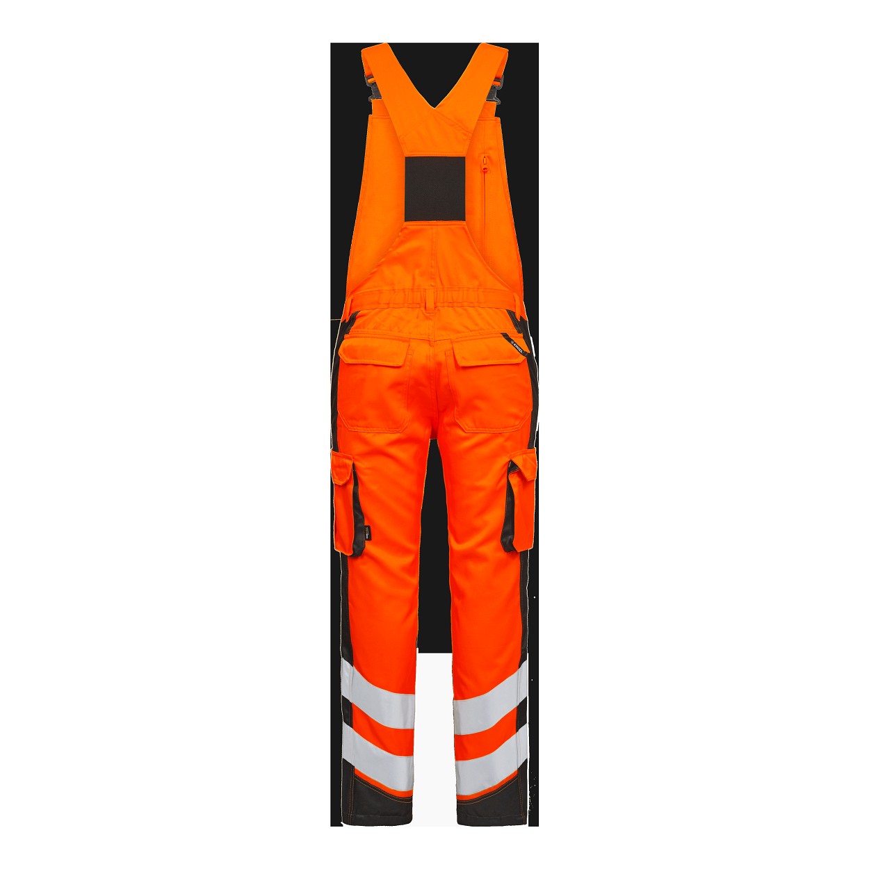ENGEL Safety Light Latzhose in Orange/Anthrazit Grau, Größe 106
