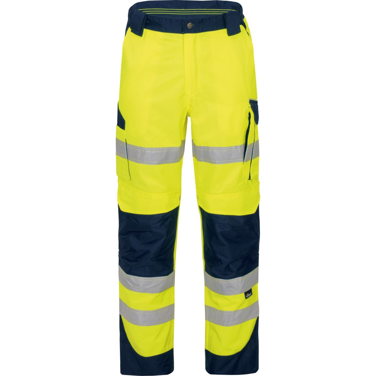 Warnschutz-Kontrast-Bundhose leuchtgelb-marine von Vizwell Warnschutz-Kontrast-Bundhose leuchtgelb-marine von Vizwell