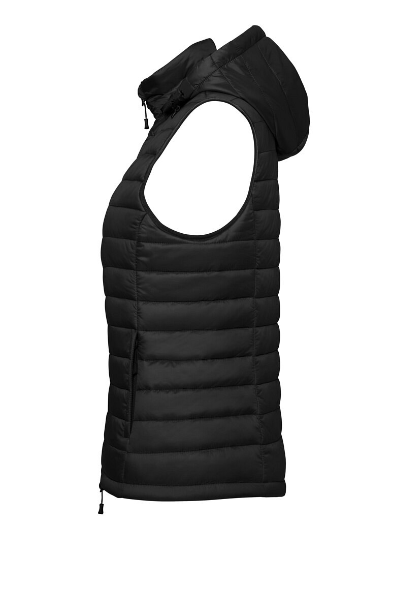 HAKRO 297 Damen Kapuzen Loftweste in schwarz, Größe 3XL