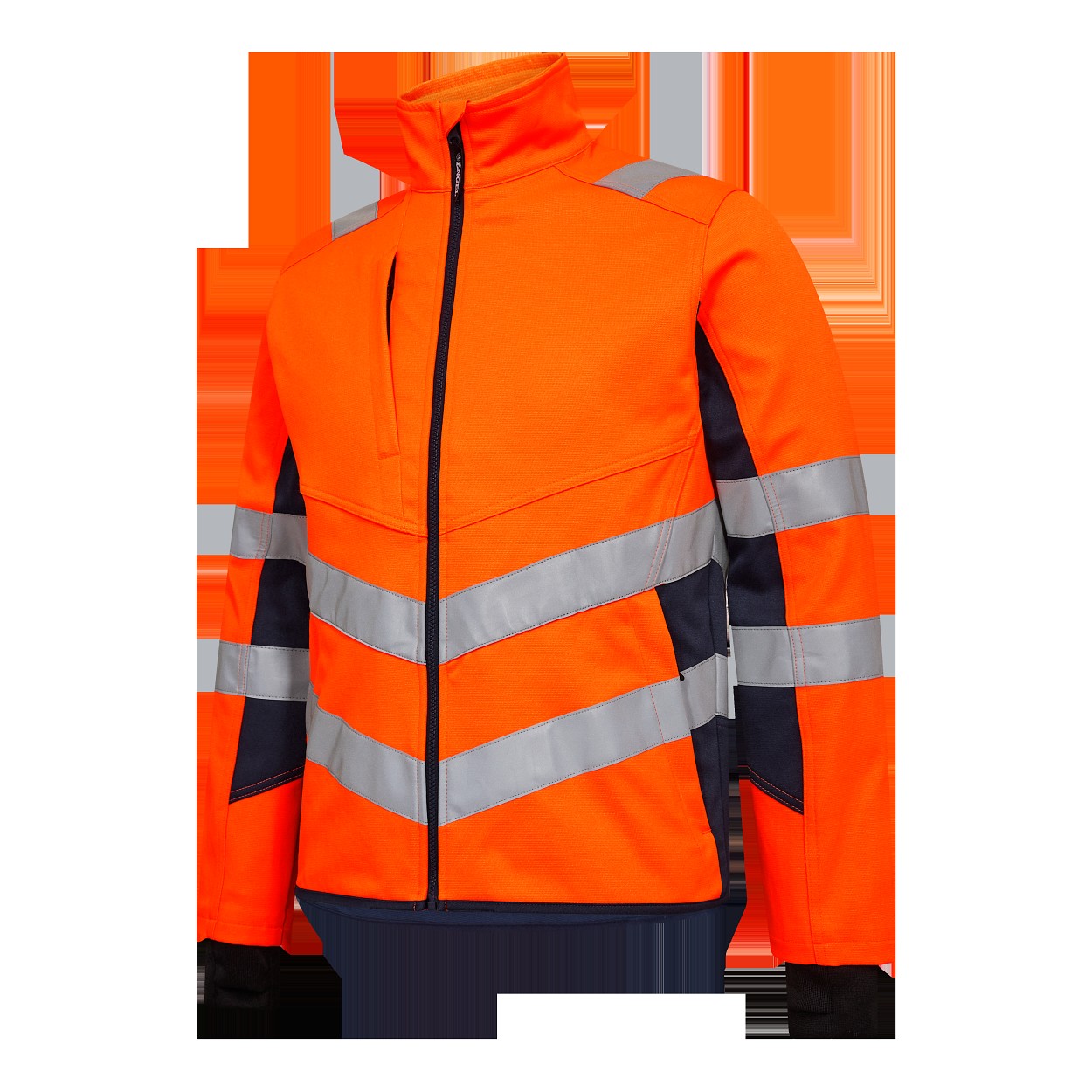 ENGEL Safety Arbeitsjacke mit 2-Wege-Stretch in Orange/Blue ink, Größe XS