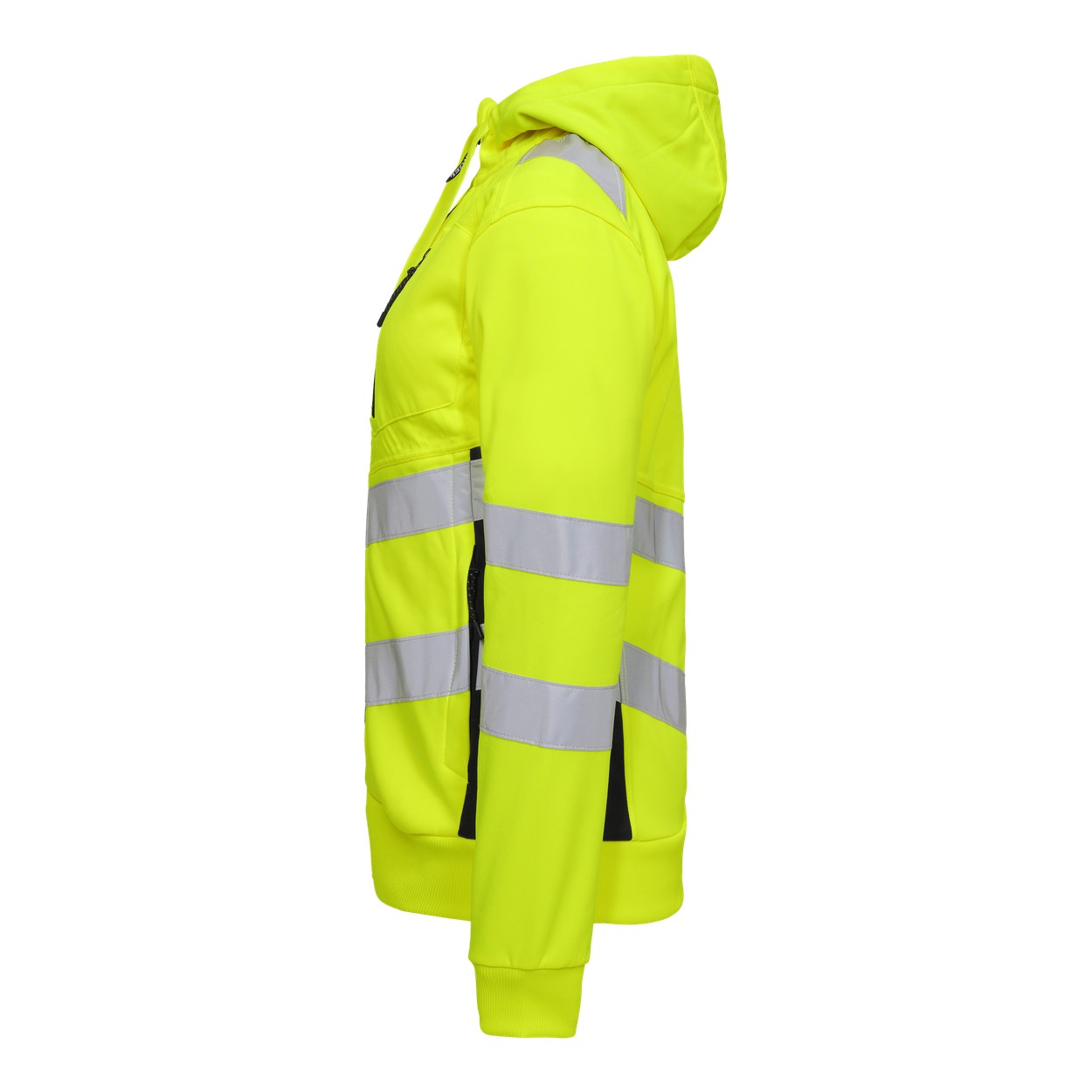 ENGEL Safety Damen Sweatcardigan in Gelb/Schwarz, Größe XS