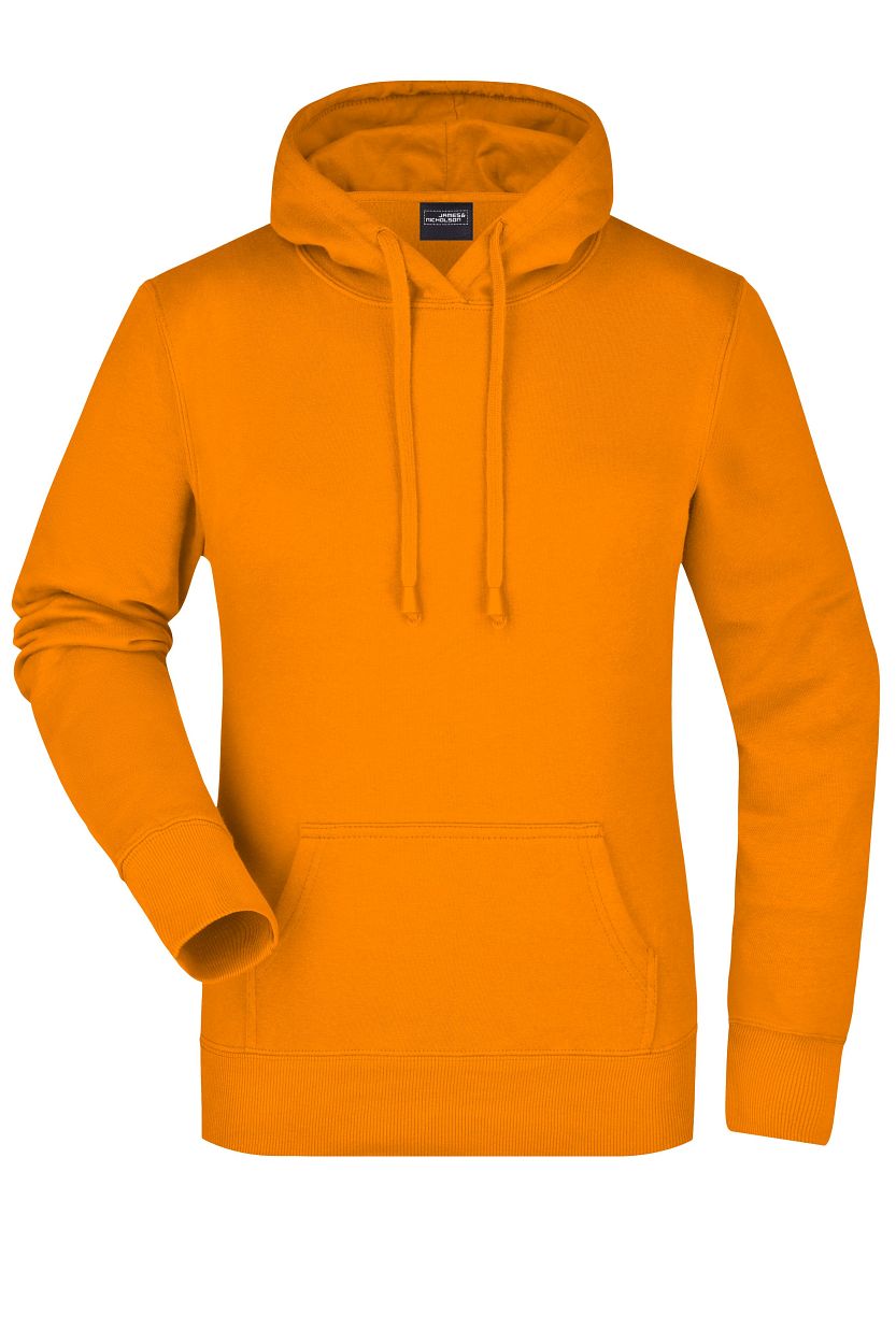 Ladies' Hooded Sweat "JN051" in Orange, Größe 2XL - Daiber