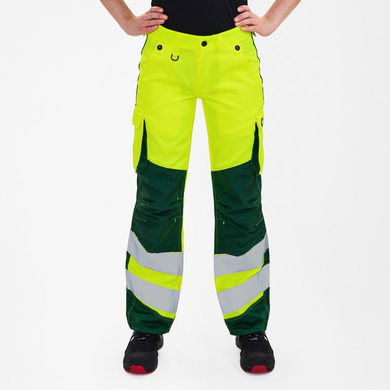 ENGEL Safety Light Damen Arbeitshose in Gelb/Grün, Größe 48