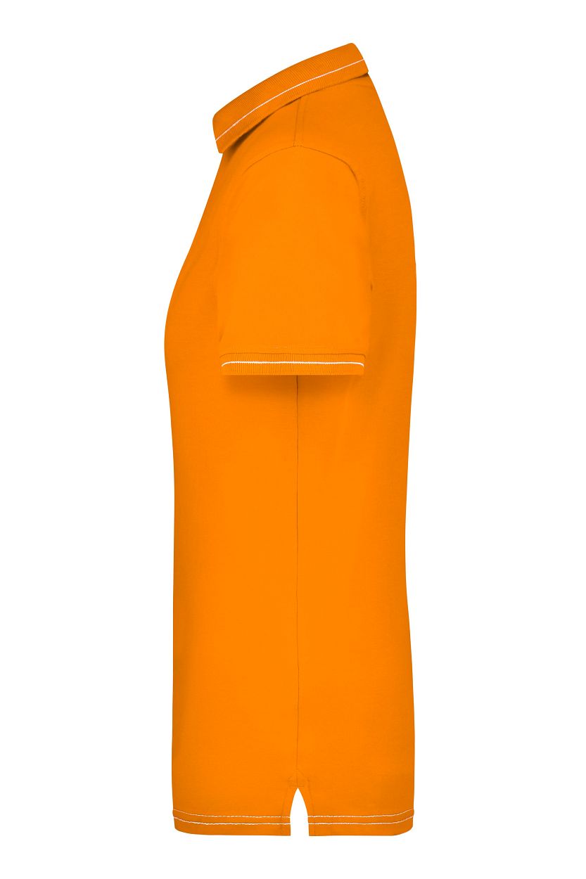 Ladies' Elastic Polo "JN568" in Orange/White, Größe 2XL - Daiber
