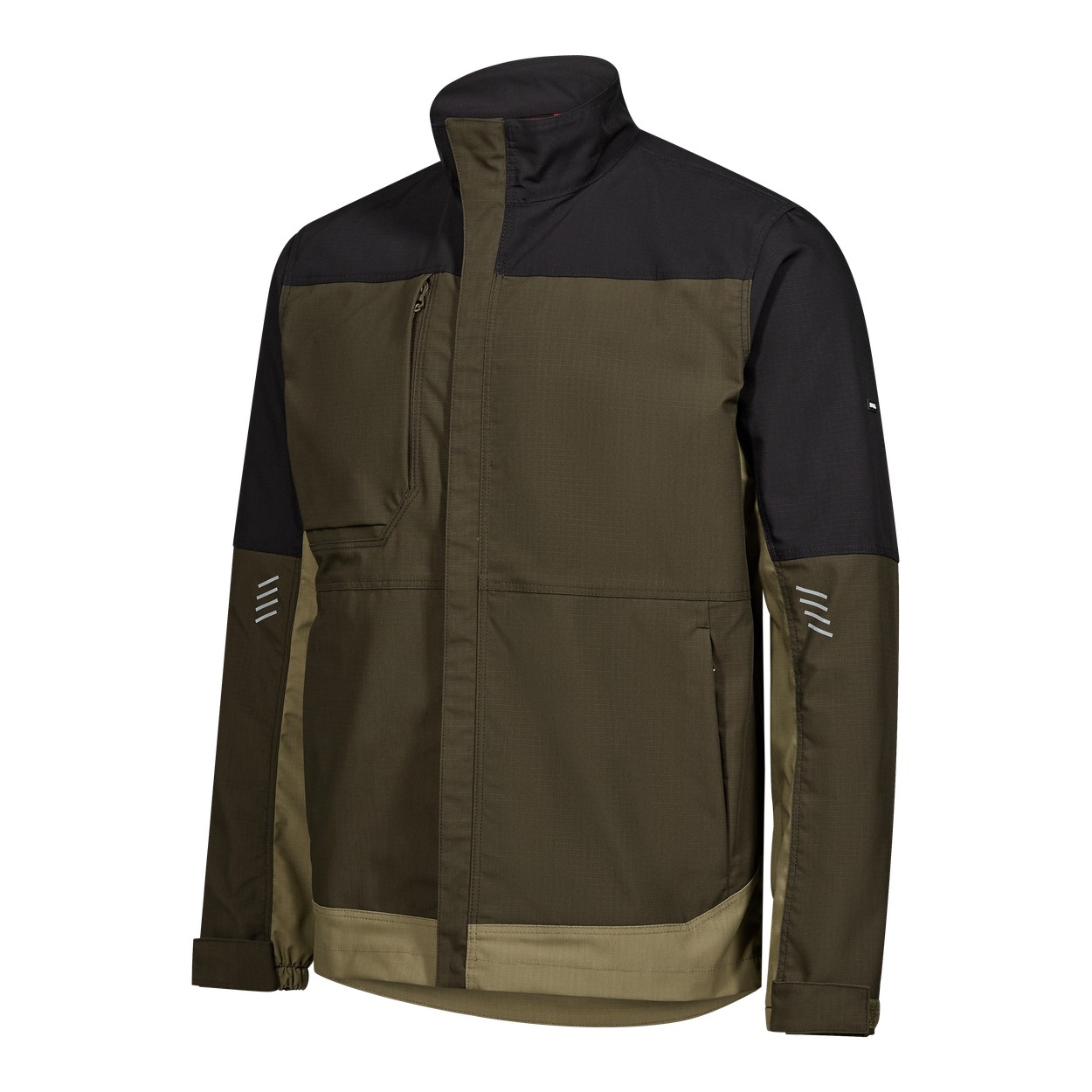 ENGEL Entire Arbeitsjacke mit 2-Wege-Stretch in Forest Green/Schwarz, Größe XS