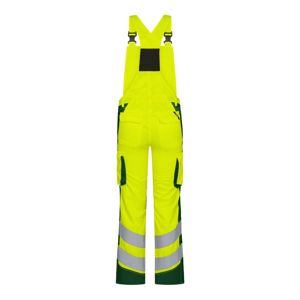 ENGEL Safety Light Damen Latzhose in Gelb/Grün, Größe 48