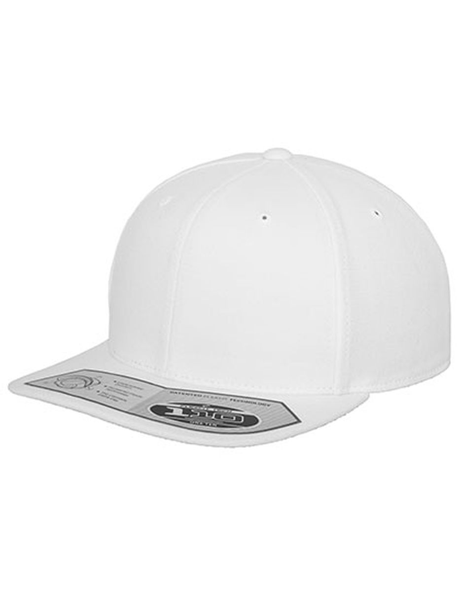 FLEXFIT 110 Fitted Snapback in White, Größe One Size