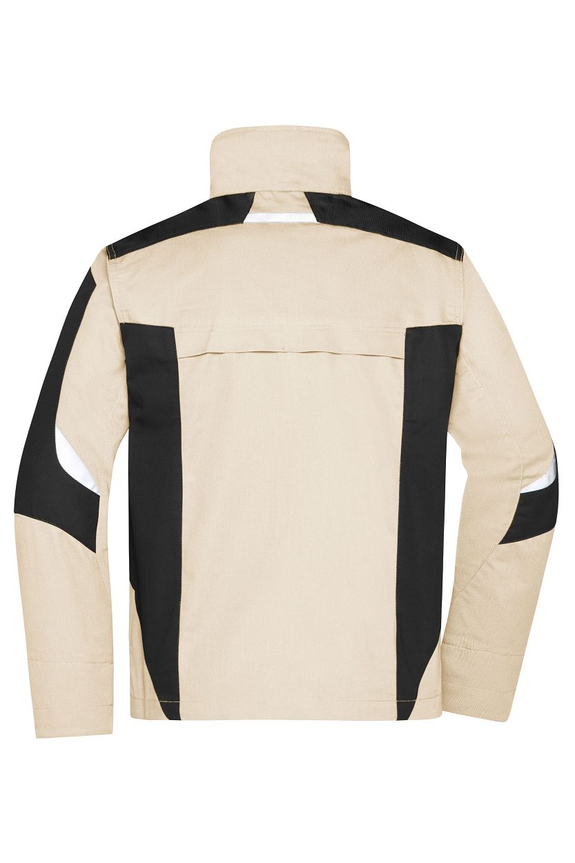 Workwear Jacket - STRONG - "JN821" in Stone/Black, Größe 6XL - Daiber