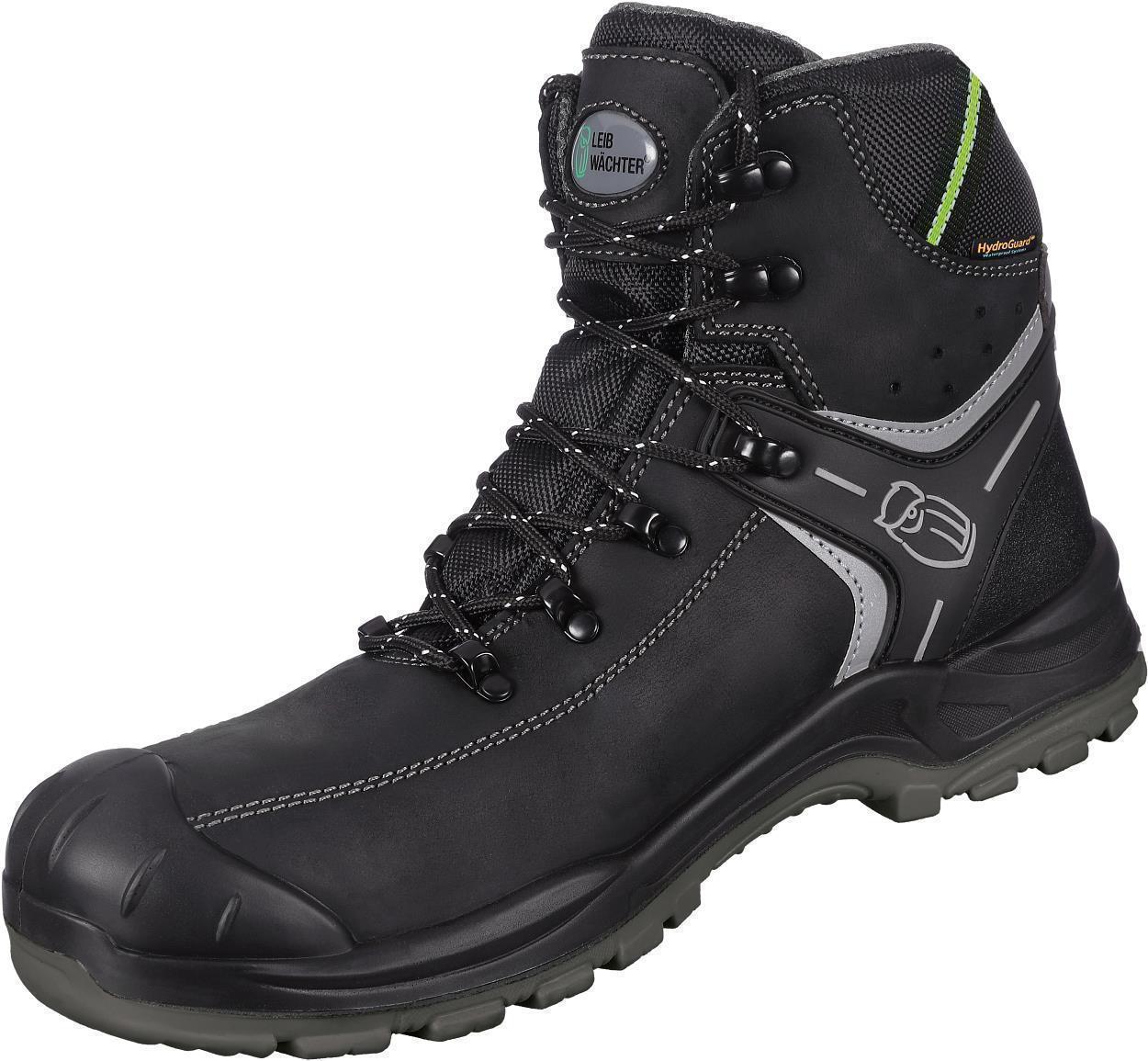 Stiefel niedrig L6125 Prag in Schwarz, Gr. 48 von Leibwächter