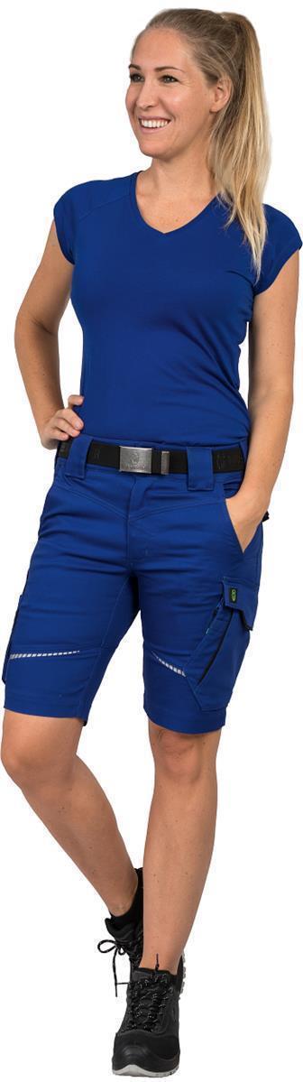 Damen Shorts Flex Line Kornblau/Schwarz FLXDK, Gr. 52 von Leibwächter