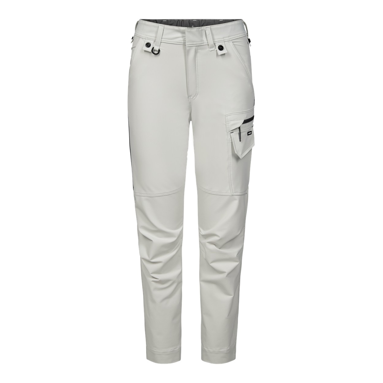 ENGEL Entire Damen Servicehose mit 4-Wege Stretch in Bone White / Anthracite Grey, Größe 48