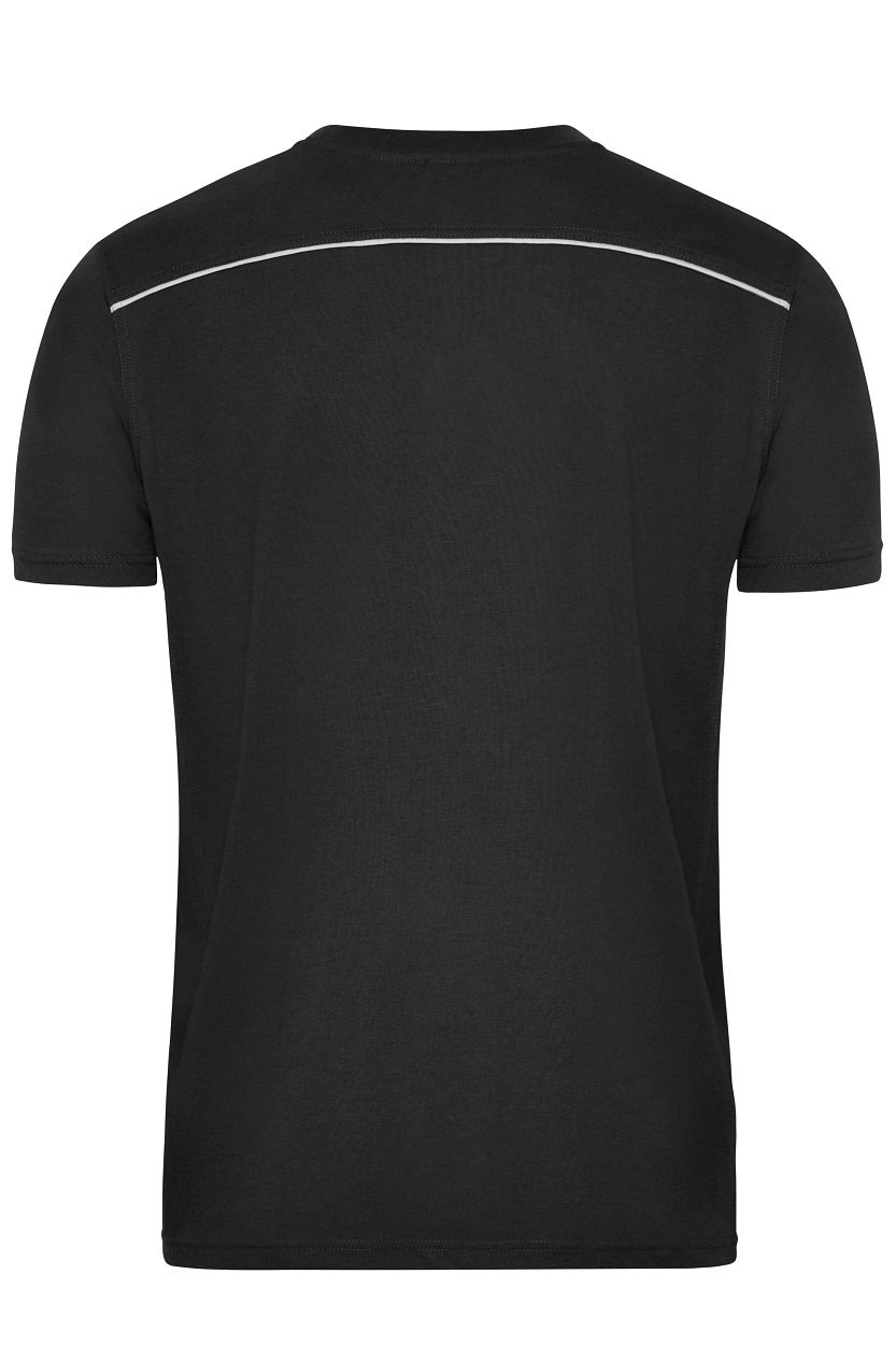 Men's Workwear T-Shirt - SOLID - OCS Blended "JN890" in Black, Größe 6XL - Daiber