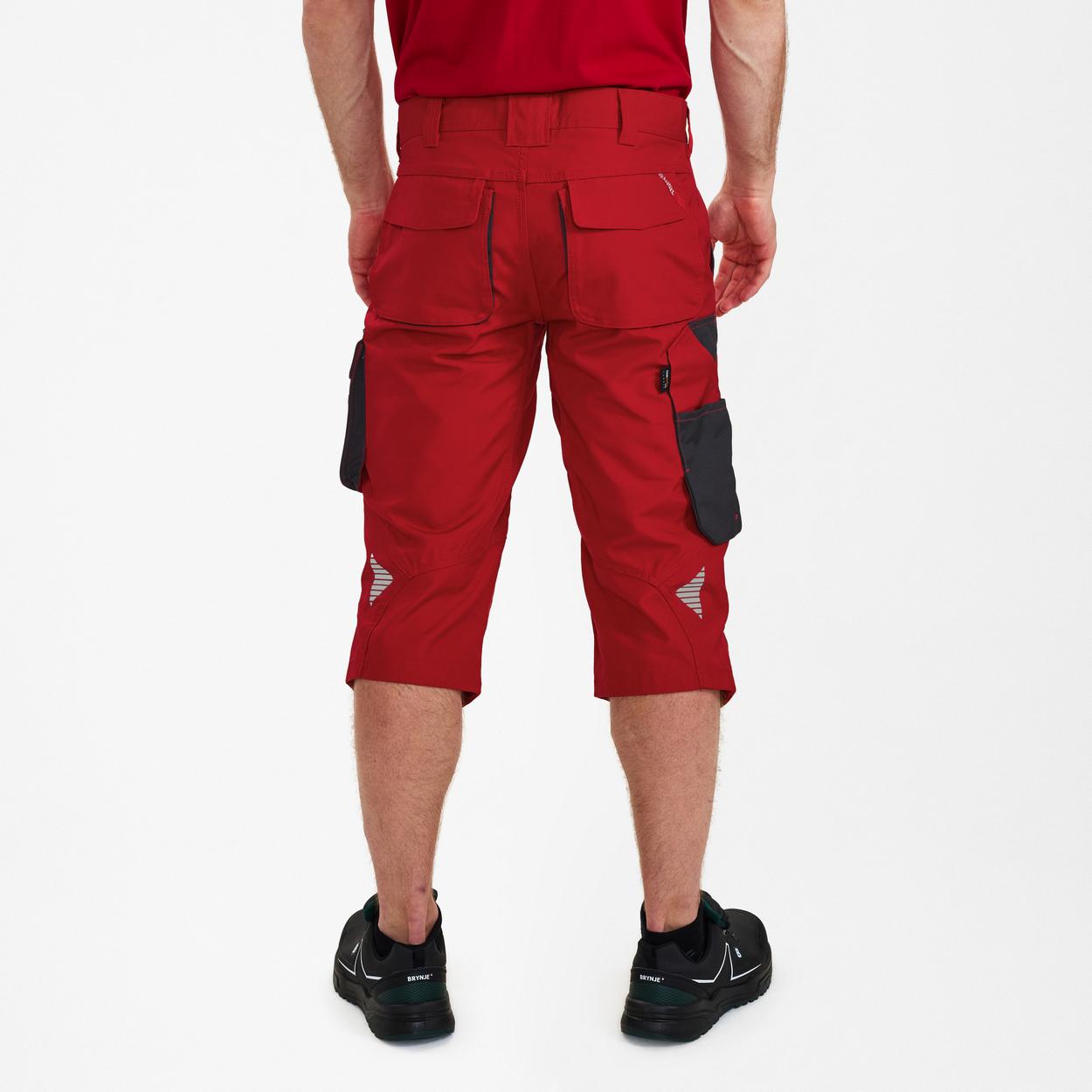 ENGEL Galaxy 3/4-Hose in Tomato Red/Anthrazit Grau, Größe 54