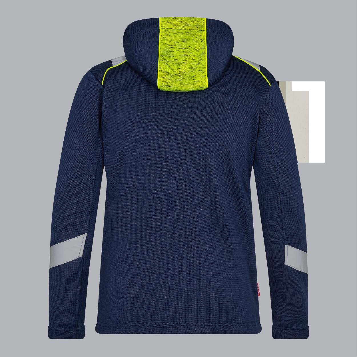 ENGEL Cargo Strickcardigan in Blue Ink/Gelb, Größe XS