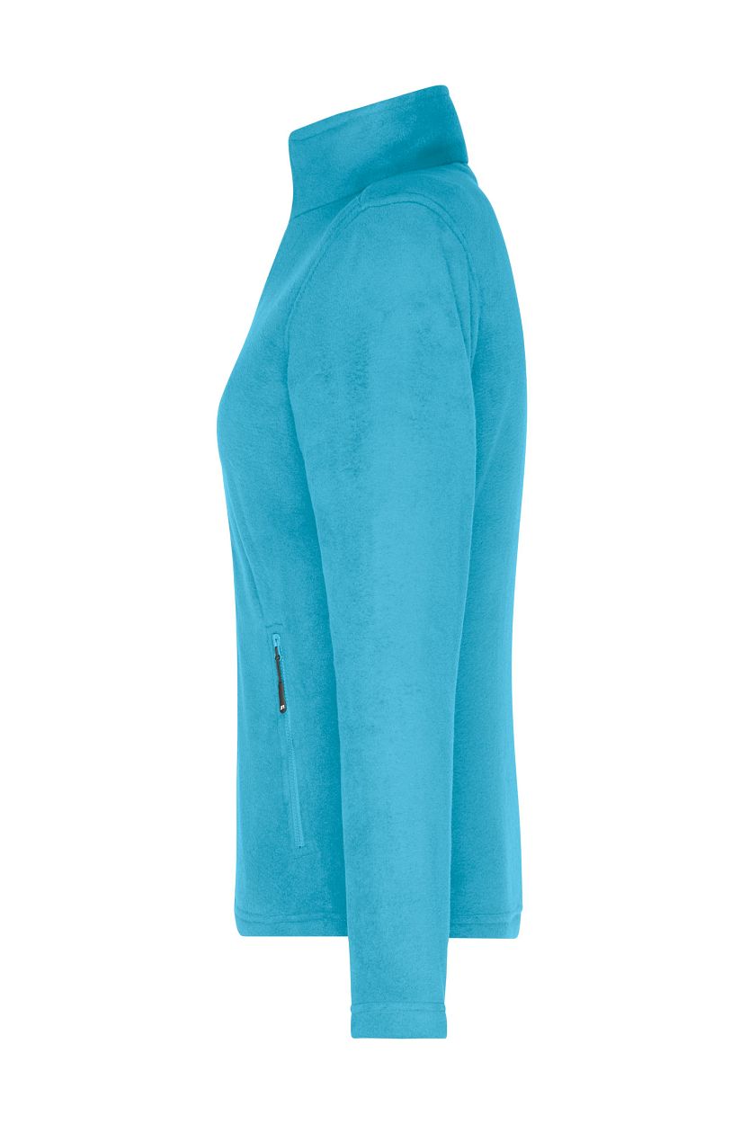 Ladies' Fleece Jacket "JN781" in Turquoise, Größe 3XL - Daiber