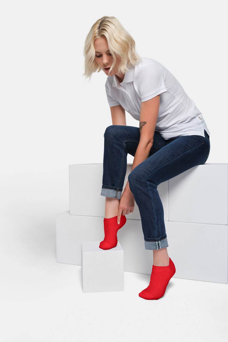 HAKRO 975 Socken Essentials in Rot, Größe M HAKRO 975 Socken Essentials in Rot, Größe M
