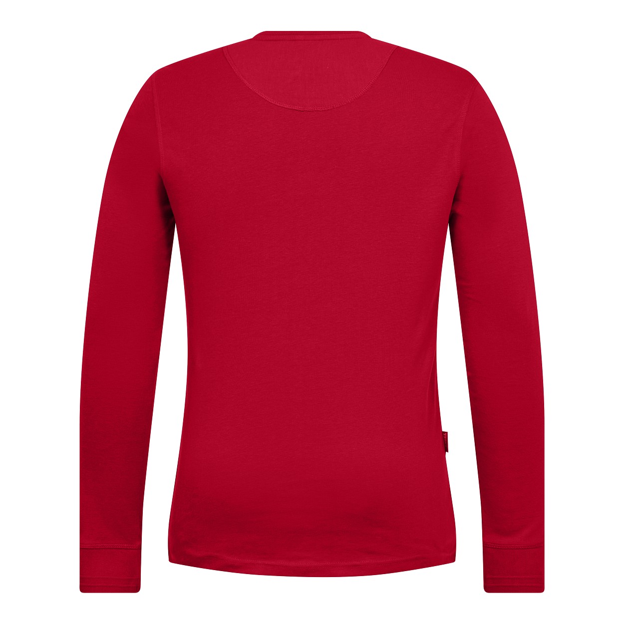 ENGEL Extend Grandad langarm-Shirt in Tomato Red, Größe XS