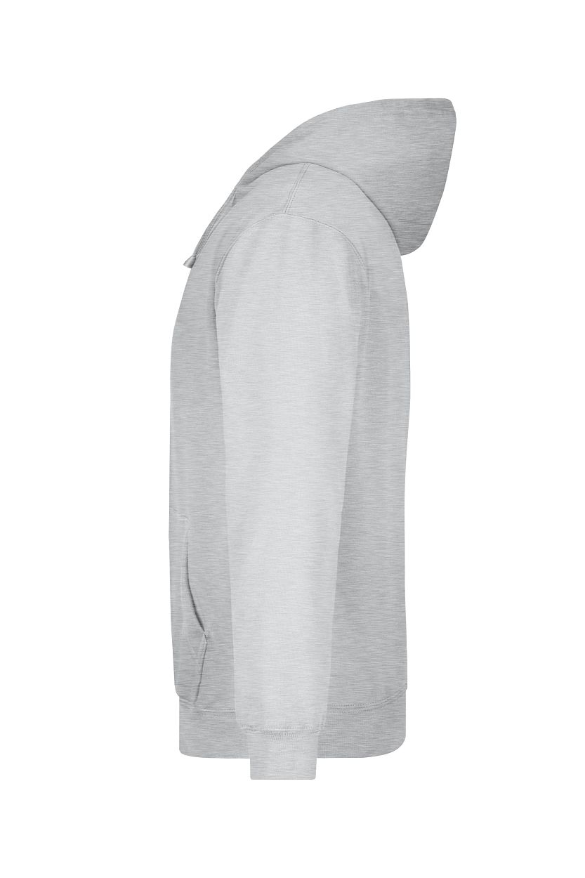 Hooded Sweat "JN047" in Grey-Heather, Größe 3XL - Daiber