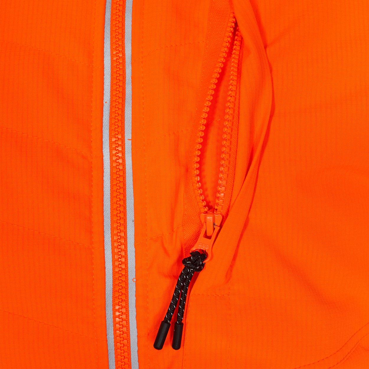 Safety Stepp-Jacke in Hi-vis Orange, Größe XS