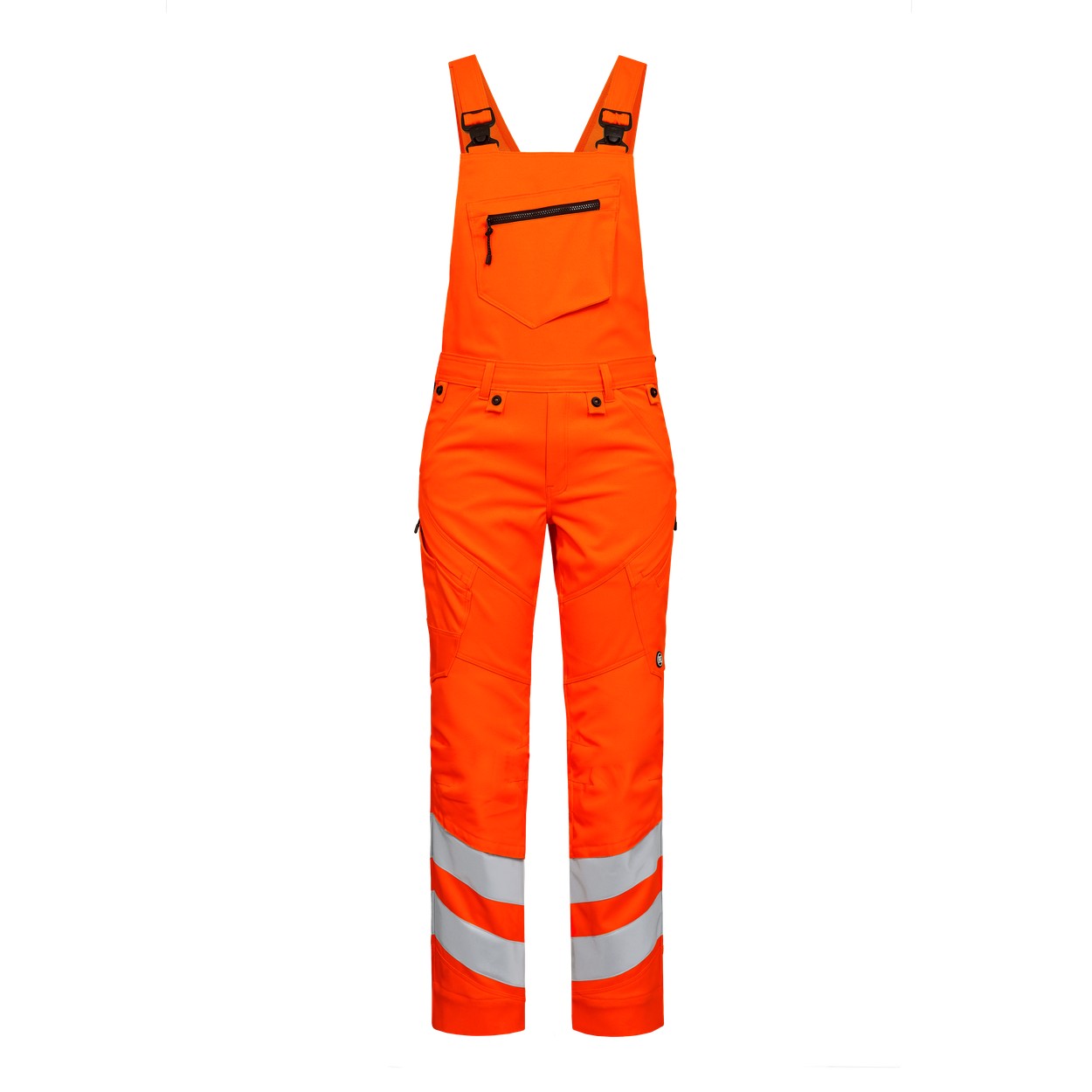 ENGEL Safety Latzhose mit 2-Wege-Stretch in Hi-vis Orange, Größe 26