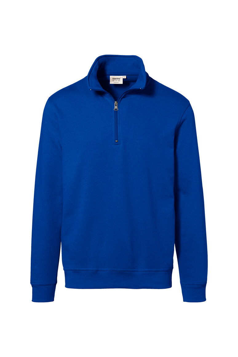 HAKRO 451 Zip-Sweatshirt Premium in Royalblau, Größe 6XL