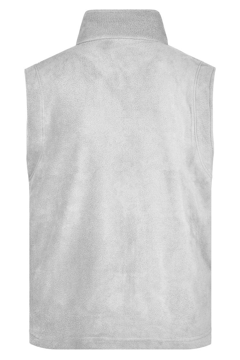 Fleece Vest "JN045" in White, Größe 4XL - Daiber