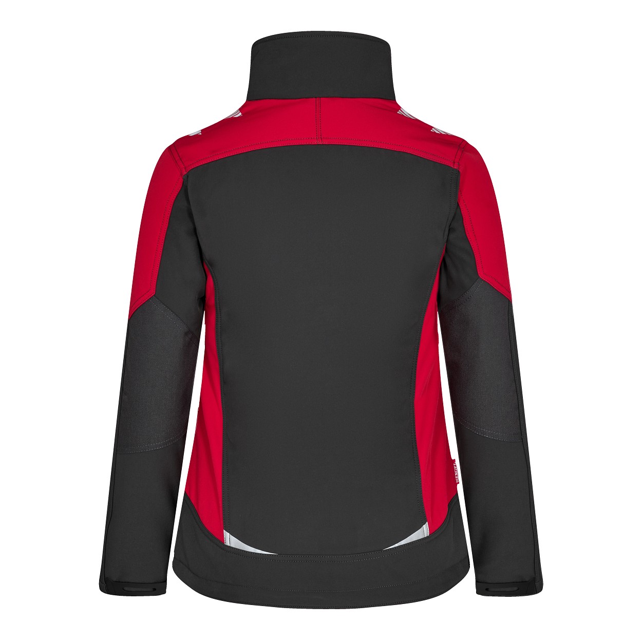 ENGEL Galaxy Damen Softshelljacke in Anthrazit Grau/Tomato Red, Größe XS