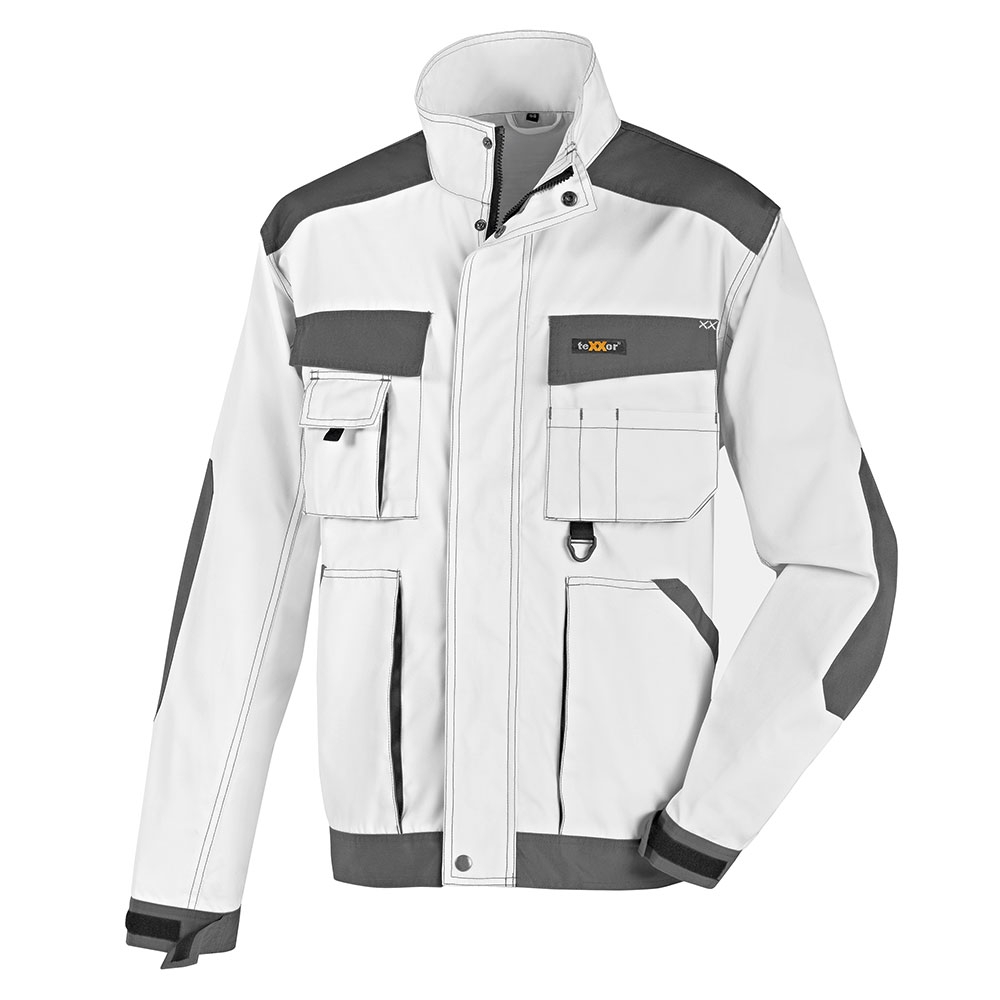 teXXor® Canvas (270 g/m²) Bundjacke ANTIGUA in Weiß, Größe 3XL
