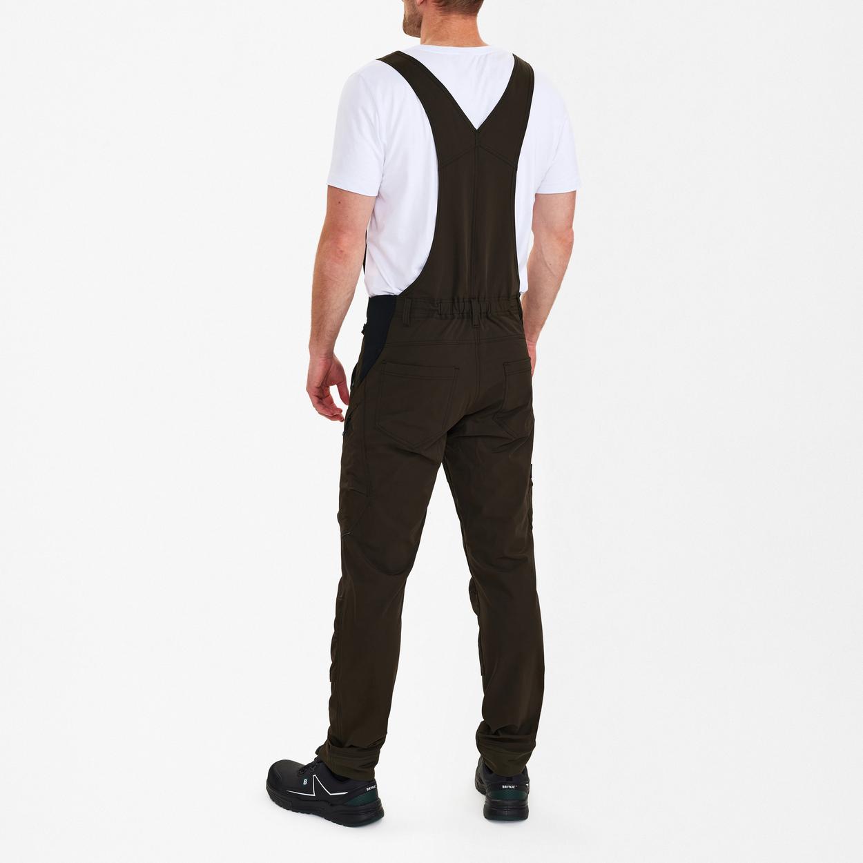 ENGEL X-treme Latzhose mit 4-Wege-Stretch in Mokkabraun, Größe 26