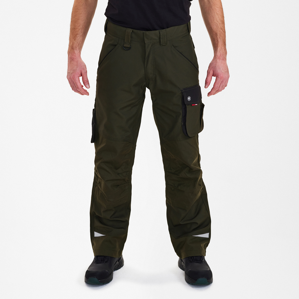 ENGEL Galaxy Arbeitshose in Forest Green/Schwarz, Größe 106