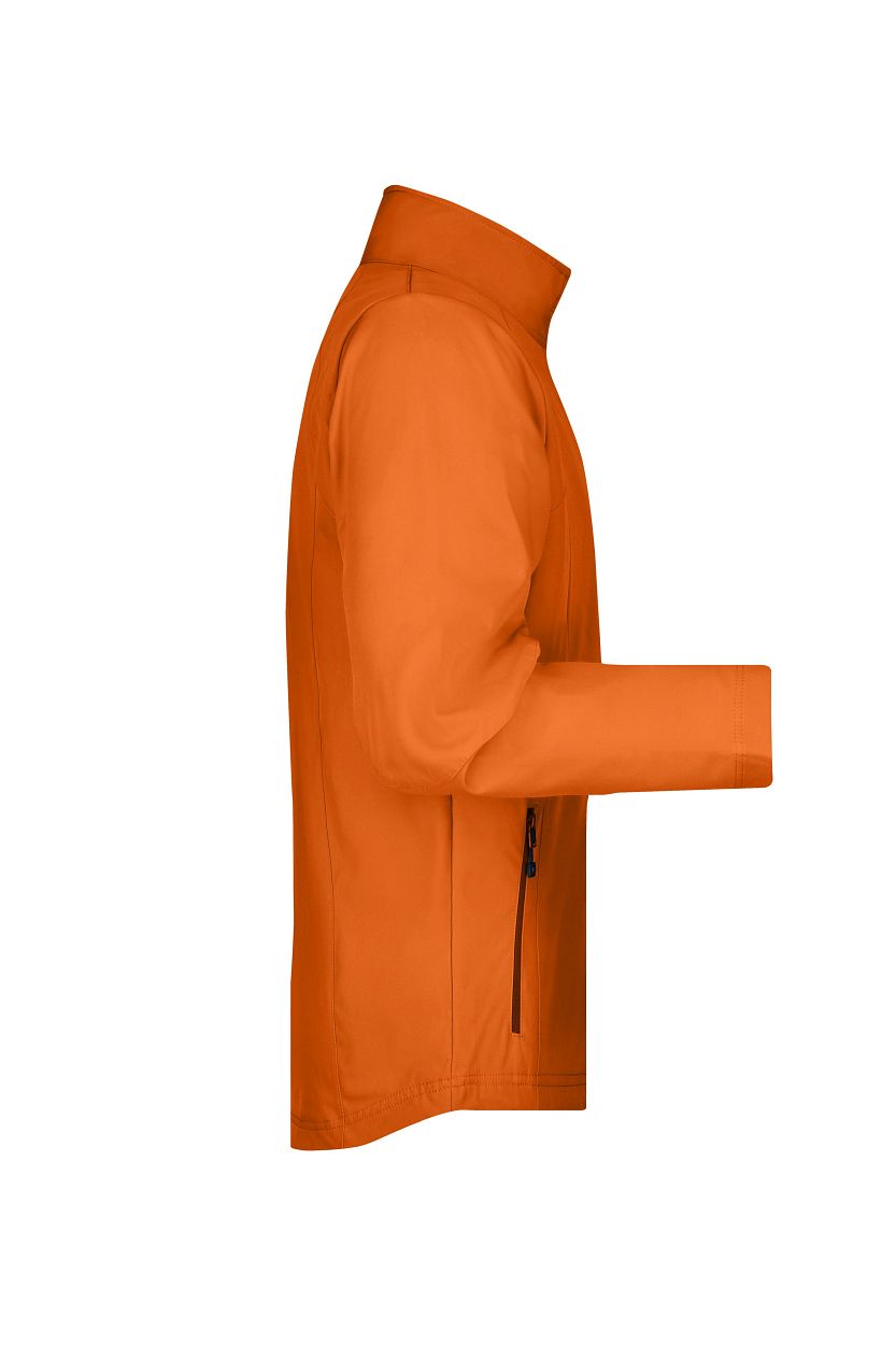 Men's Softshell Jacket "JN1020" in Orange, Größe 3XL - Daiber