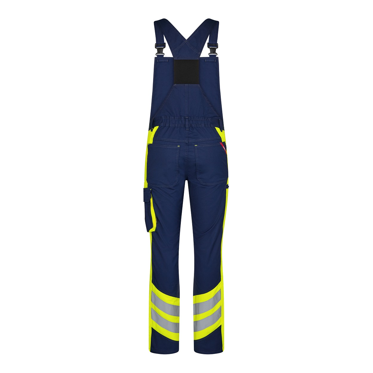 ENGEL Cargo Latzhose in Blue Ink/Gelb, Größe 106