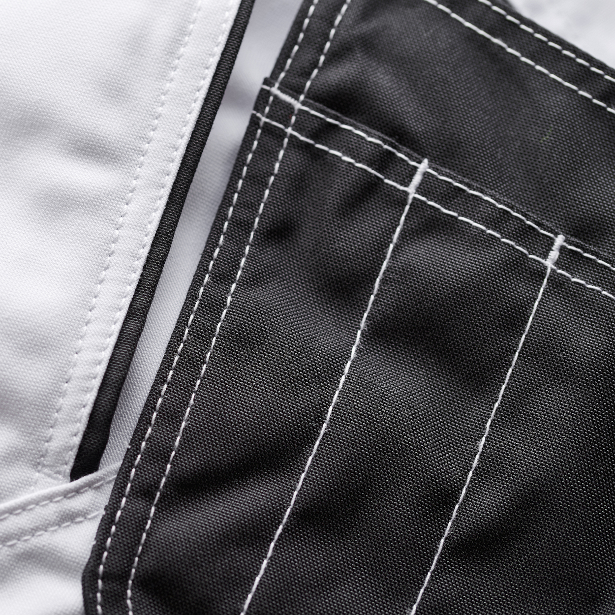 ENGEL Galaxy Arbeitshose mit Holstertaschen in Weiss/Anthrazit Grau, Größe 106