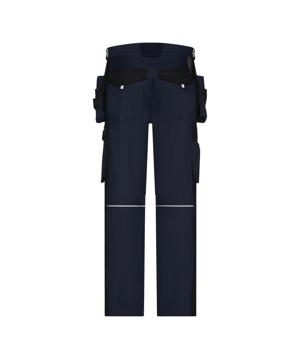 Arbeitshose mit Holstertaschen und Kniepolstertaschen "DASSY® Rossi" in NACHTBLAU/SCHWARZ, Größe 60 - langer Schritt PESCOPOS41