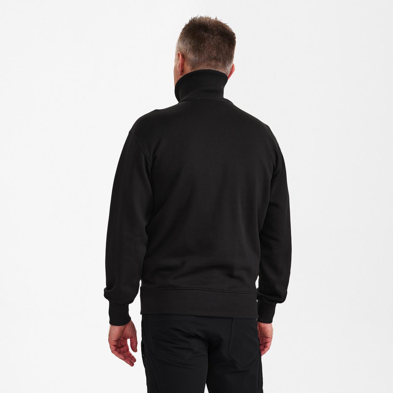 ENGEL Extend Sweatshirt mit hohem Kragen in Schwarz, Größe XS