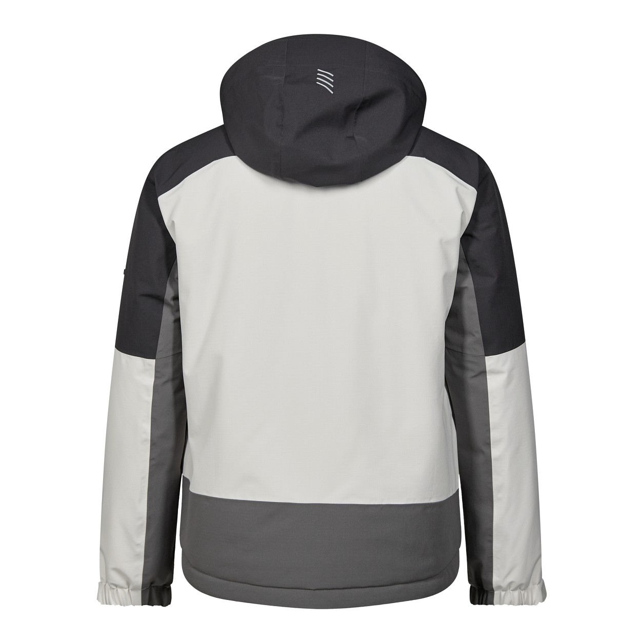 ENGEL Entire Winterjacke in Bone White / Anthracite Grey, Größe 2XL
