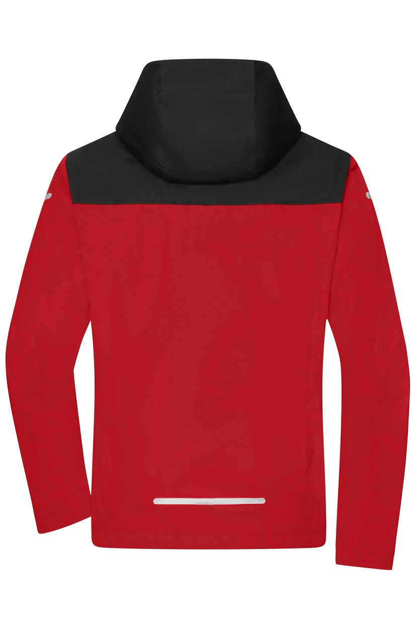 Men's Allweather Jacket GRS "JN1180" in Light-Red/Black/Light-Red, Größe 3XL - Daiber